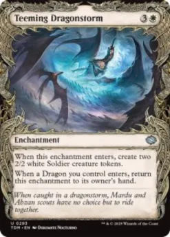 Teeming Dragonstorm (showcase) - Tarkir: Dragonstorm Varianten