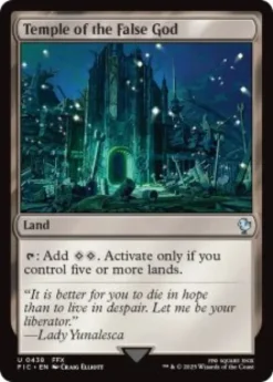 Temple of the False God (surge foil) - Final Fantasy Commander