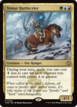 Temur Battlecrier (foil) - Tarkir: Dragonstorm