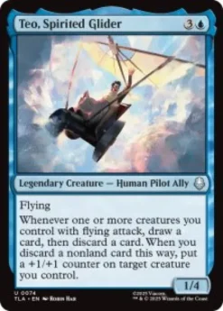 Teo, Spirited Glider (foil) - Avatar: The Last Airbender