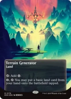 Terrain Generator (#178) (galaxy foil) (borderless) - Edge of Eternities Stellar Sights