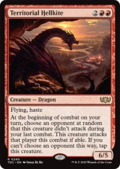 Territorial Hellkite - Tarkir: Dragonstorm Commander