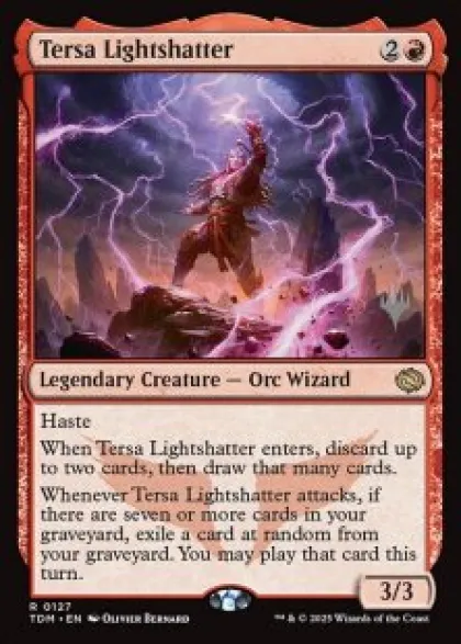 Tersa Lightshatter (foil) - Tarkir: Dragonstorm Planeswalker Stamped