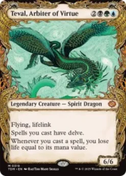 Teval, Arbiter of Virtue (foil) (showcase) - Tarkir: Dragonstorm Varianten