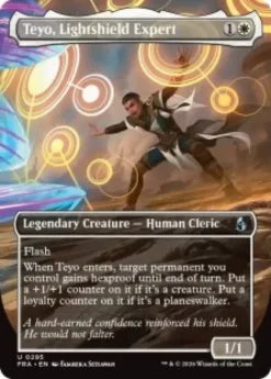 Teyo, Lightshield Expert (foil) (borderless) - Reality Fracture Varianten