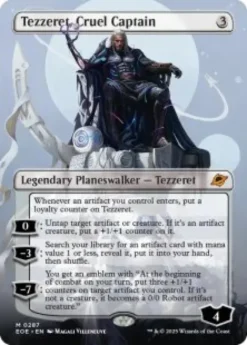 Tezzeret, Cruel Captain (#287) (borderless) - Edge of Eternities Varianten