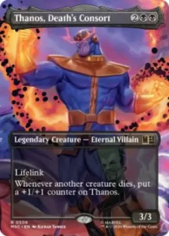 Thanos, Death's Consort (borderless) - Marvel Super Heroes Commander Varianten