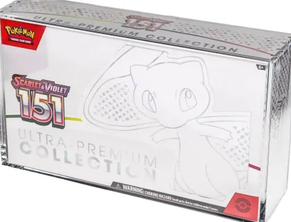 The Acrylic Box - Pokémon 151 Ultra Premium Collection Box Display Case (mew)
