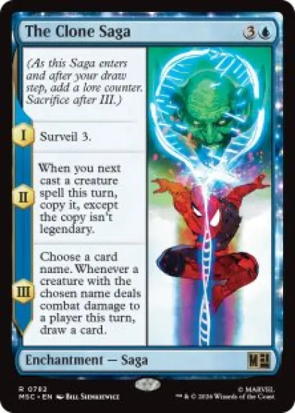 The Clone Saga (foil) - Marvel Super Heroes Commander