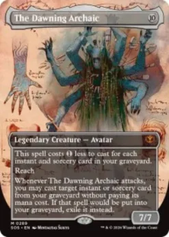 The Dawning Archaic (foil) (borderless) - Secrets of Strixhaven Varianten
