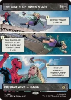 The Death of Gwen Stacy (foil) (borderless) - Marvel's Spider-Man Varianten