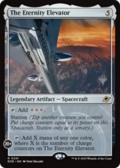 The Eternity Elevator (foil) - Edge of Eternities Planeswalker Stamped