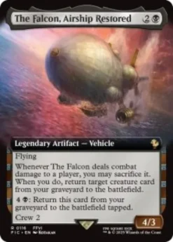 The Falcon, Airship Restored (foil) (extended art) - Final Fantasy Commander Varianten