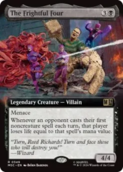 The Frightful Four (extended art) - Marvel Super Heroes Commander Varianten