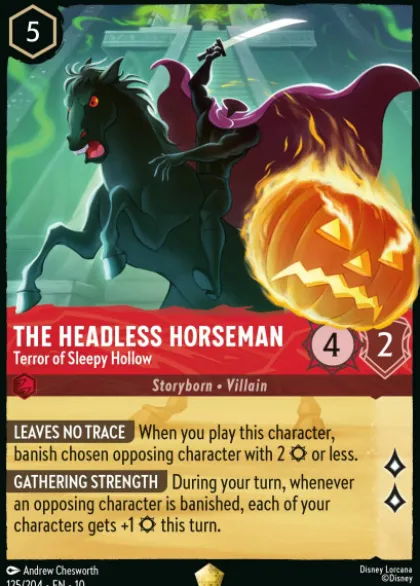 The Headless Horseman, Terror of Sleepy Hollow (foil) - Whispers