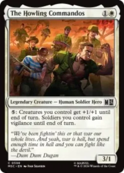 The Howling Commandos (foil) - Marvel Super Heroes Commander