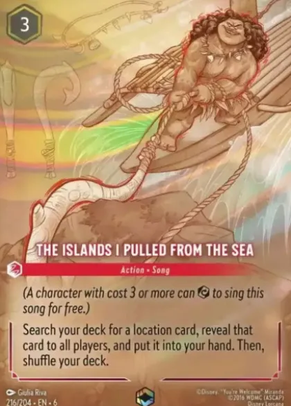 The Islands I Pulled From The Sea (foil) (borderless) - Azurite Sea