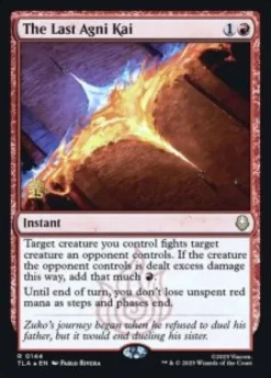 The Last Agni Kai (foil) - Avatar: The Last Airbender Prerelease Promo's