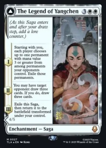 The Legend of Yangchen (foil) - Avatar: The Last Airbender Prerelease Promo's