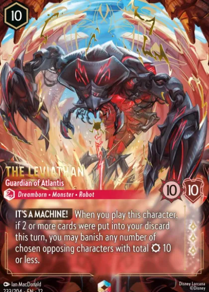 The Leviathan, Guardian of Atlantis (foil) (borderless) - Wilds Unknown