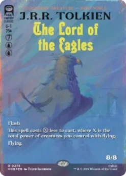 The Lord of the Eagles (#276) (surge foil) (borderless) - The Hobbit Varianten