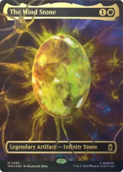 The Mind Stone (#385) (cosmic foil) (textless) - Marvel Super Heroes Varianten