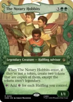 The Notary Hobbits (#232) (foil) (borderless) - The Hobbit Varianten