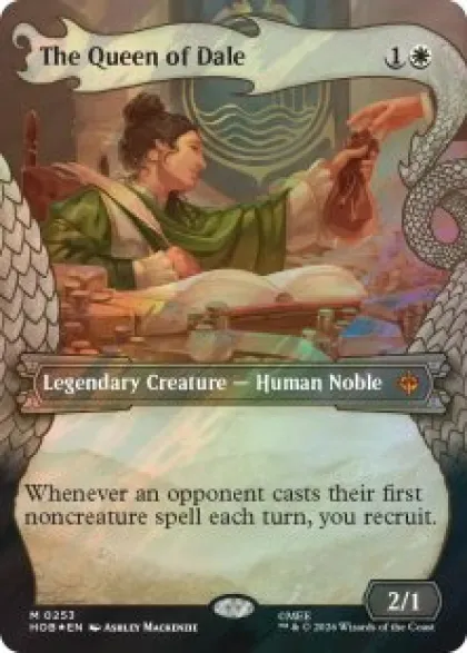 The Queen of Dale (#253) (surge foil) (borderless) - The Hobbit Varianten