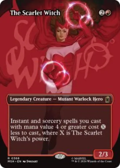 The Scarlet Witch (#368) (borderless) - Marvel Super Heroes Varianten