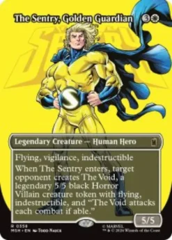 The Sentry, Golden Guardian (foil) (borderless) - Marvel Super Heroes Varianten