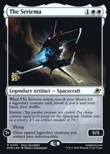 The Seriema (foil) - Edge of Eternities prerelease Promo's