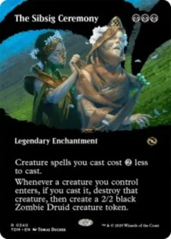 The Sibsig Ceremony (#340) (foil) (borderless) - Tarkir: Dragonstorm Varianten