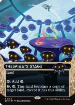 Thespian's Stage (#134) (galaxy foil) (borderless) - Edge of Eternities Stellar Sights