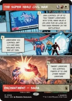 The Super Hero Civil War (foil) (borderless) - Marvel Super Heroes Varianten