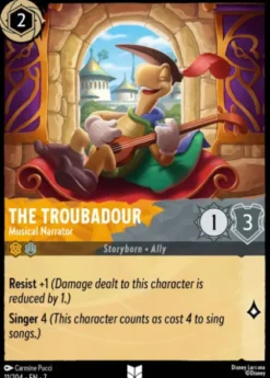 The Troubadour, Musical Narrator (foil) - Archazia's island