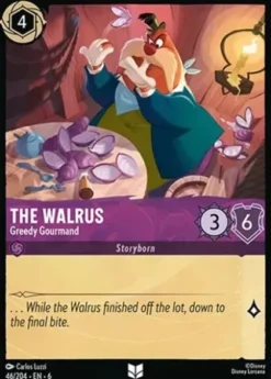 The Walrus, Greedy Gourmand (foil) - Azurite Sea