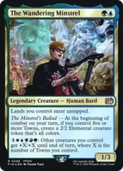 The Wandering Minstrel (foil) - Final Fantasy Prerelease Promo's