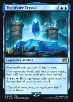 The Water Crystal (foil) - Final Fantasy Prerelease Promo's