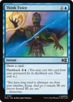 Think Twice (foil) - Marvel Super Heroes Commander