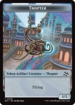 Thopter token (#09) (foil) (1/1) - Aetherdrift
