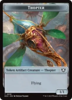 Thopter token (foil) (1/1) - Edge of Eternities Commander
