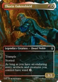 Thorin Oakenshield (foil) (borderless) - The Hobbit Varianten