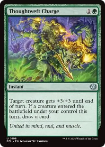 Thoughtweft Charge (foil) - Lorwyn Eclipsed