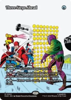 Three Steps Ahead (#62) (foil) (borderless) - Marvel