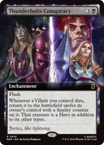 Thunderbolts Conspiracy (extended art) - Marvel Super Heroes Varianten