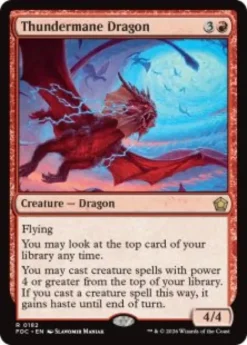 Thundermane Dragon - Foundations Commander Decks