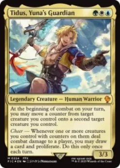 Tidus, Yuna's Guardian (#224) (surge foil) - Final Fantasy Commander