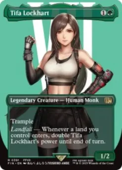 Tifa Lockhart (#391) (foil) (borderless) - Final Fantasy Varianten