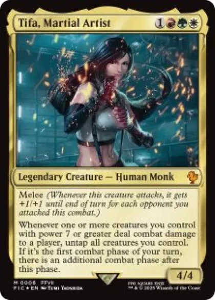 Tifa, Martial Artist (#6) - Final Fantasy Commander