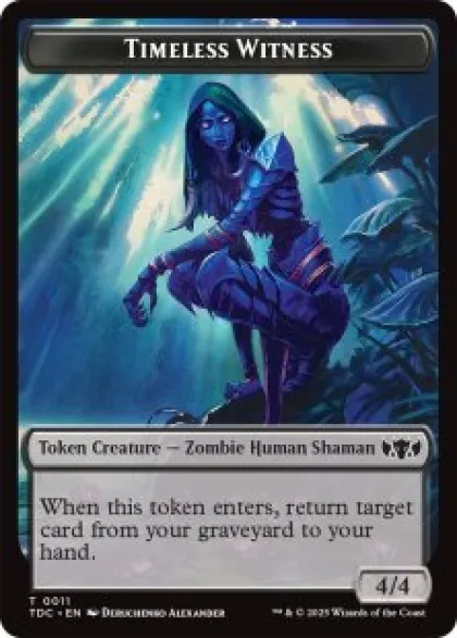 Timeless Witness token (4/4) - Tarkir: Dragonstorm Commander